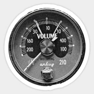 Volume VU Meter Sticker